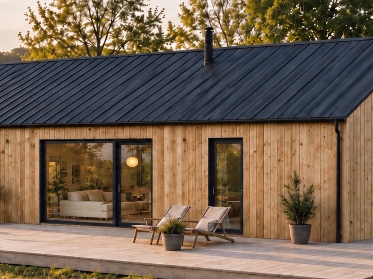 Visualisation de Dansk Cottage avec terrasse