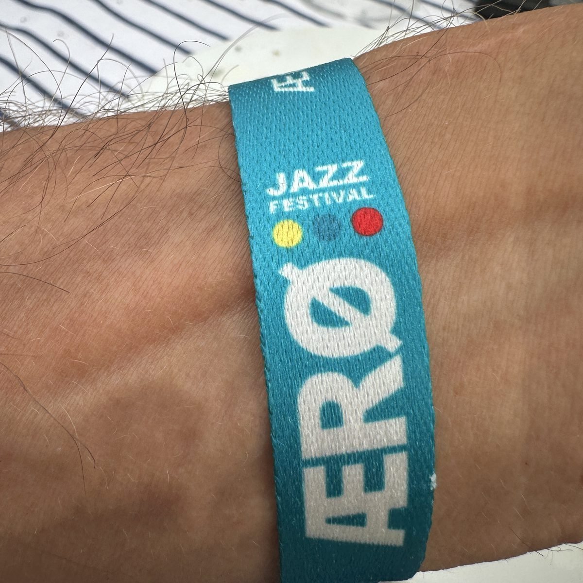 Bracelet du Ærø Jazz Festival